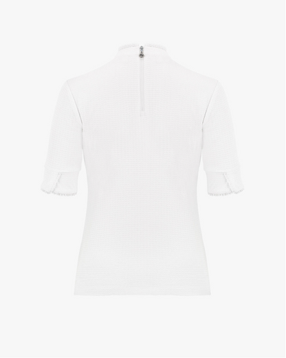 フリルハイネックチルTシャツ