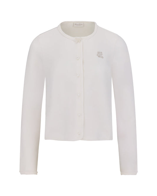 25SS パールリボンジャケットカーディガン