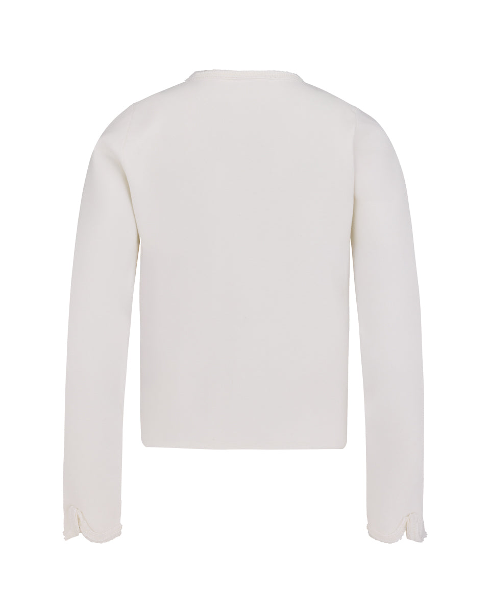 25SS パールリボンジャケットカーディガン