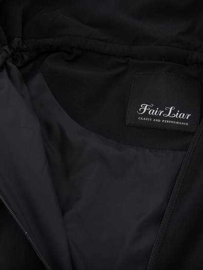 25SS ラッフルヘムジップアップジャンパー