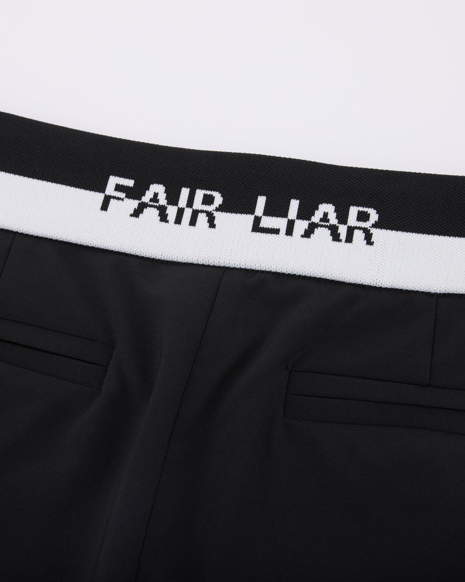 25SS バックバンドストレートフィットパンツ