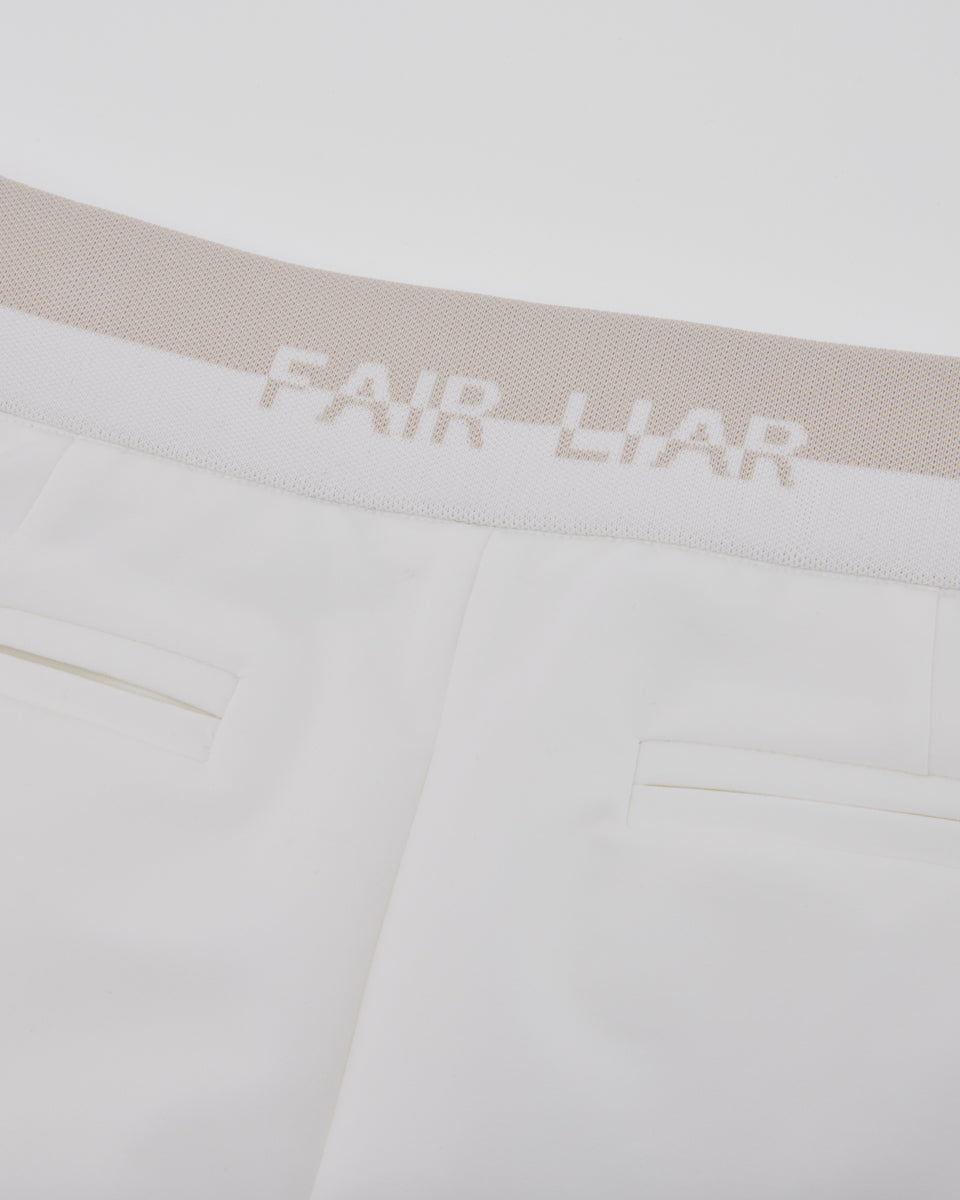 25SS バックバンドストレートフィットパンツ