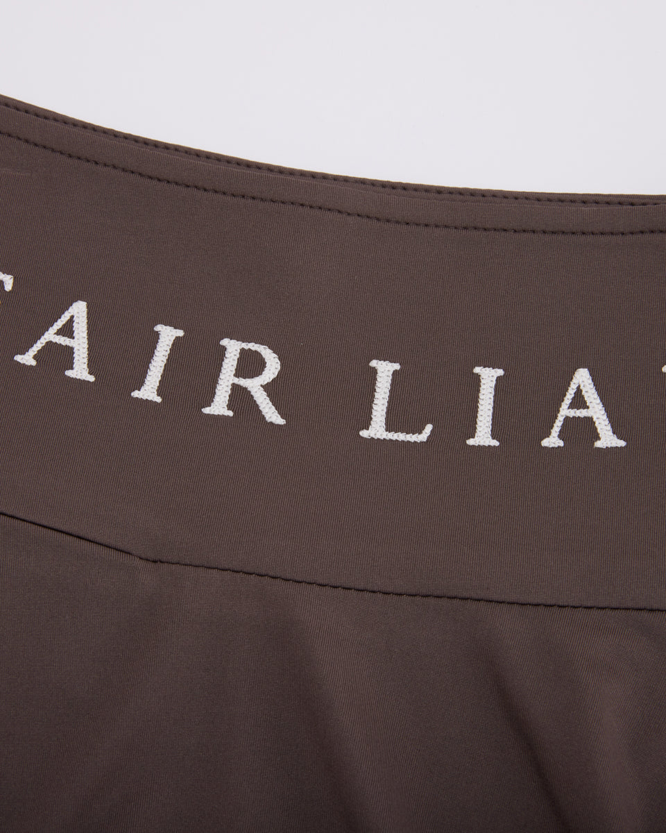 25SS ハイウエスト ジャージー フレアスカート