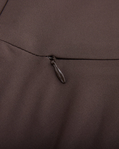 25SS ハイウエスト ジャージー フレアスカート