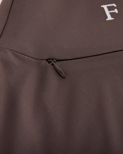 25SS ハイウエスト ジャージー フレアスカート