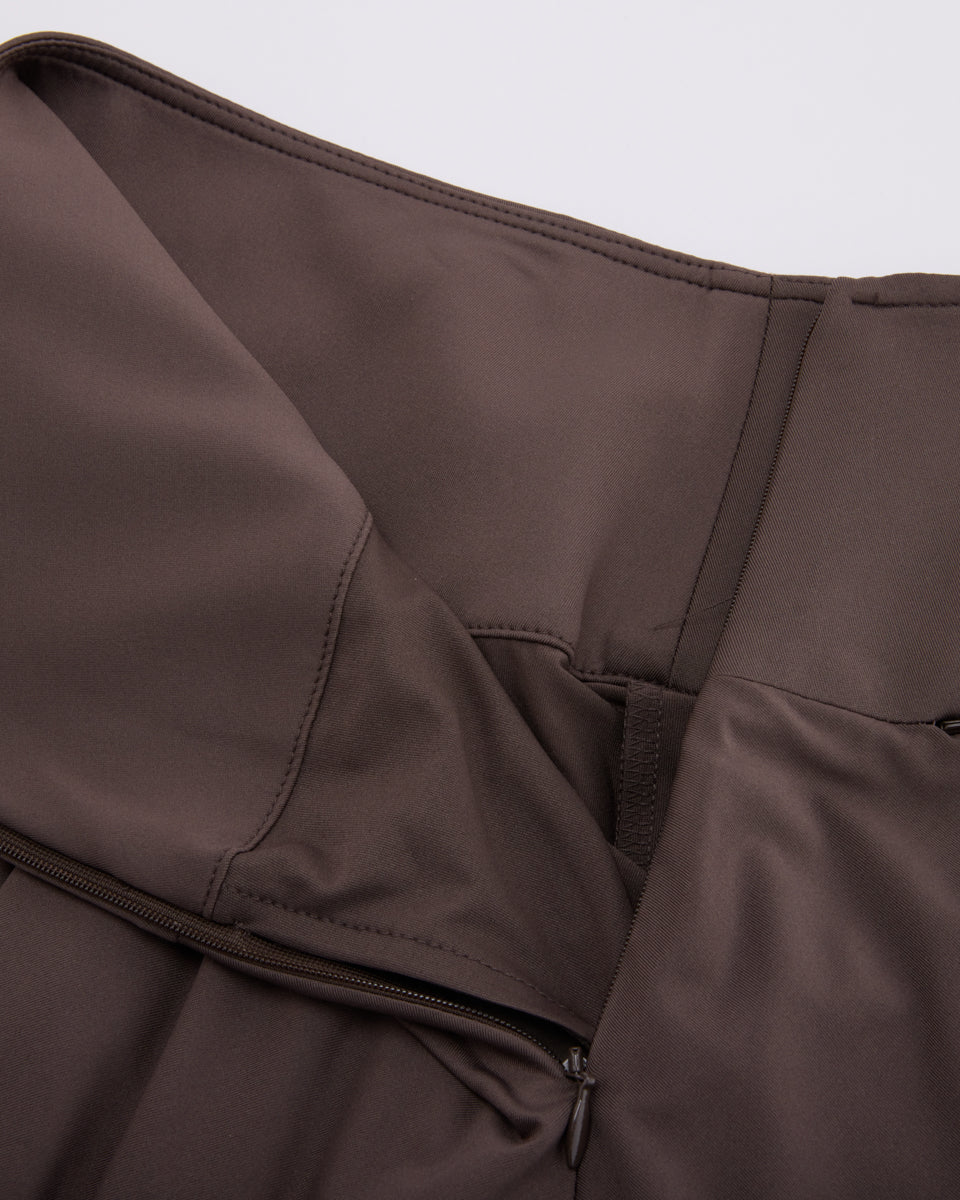 25SS ハイウエスト ジャージー フレアスカート