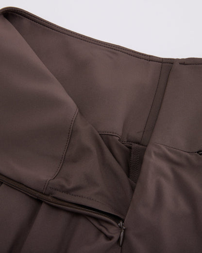 25SS ハイウエスト ジャージー フレアスカート