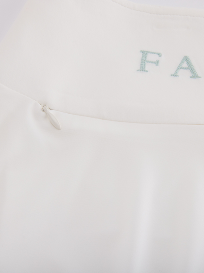 25SS ハイウエスト ジャージー フレアスカート