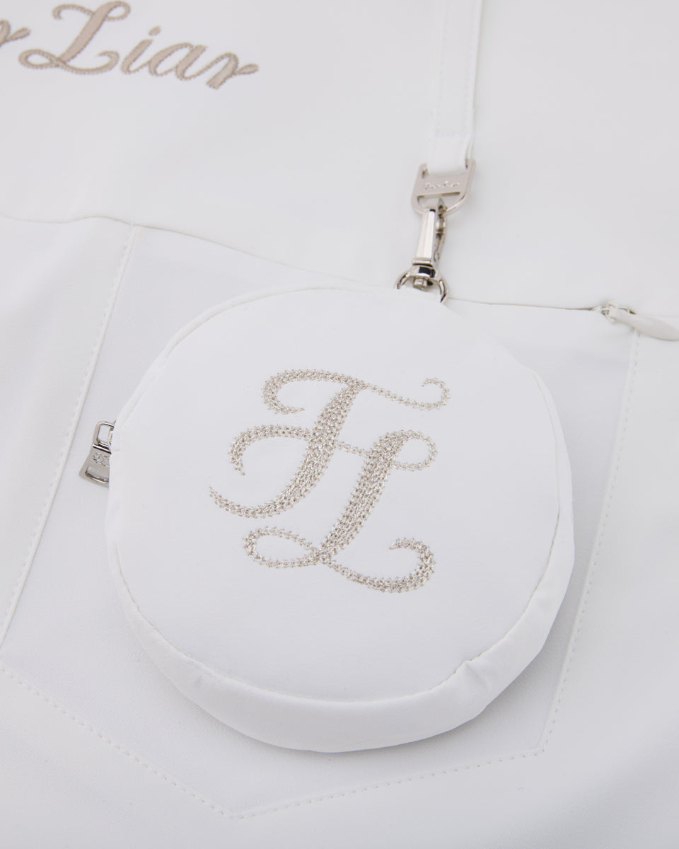 25SS ハイウエスト ボールポケット Hラインスカート