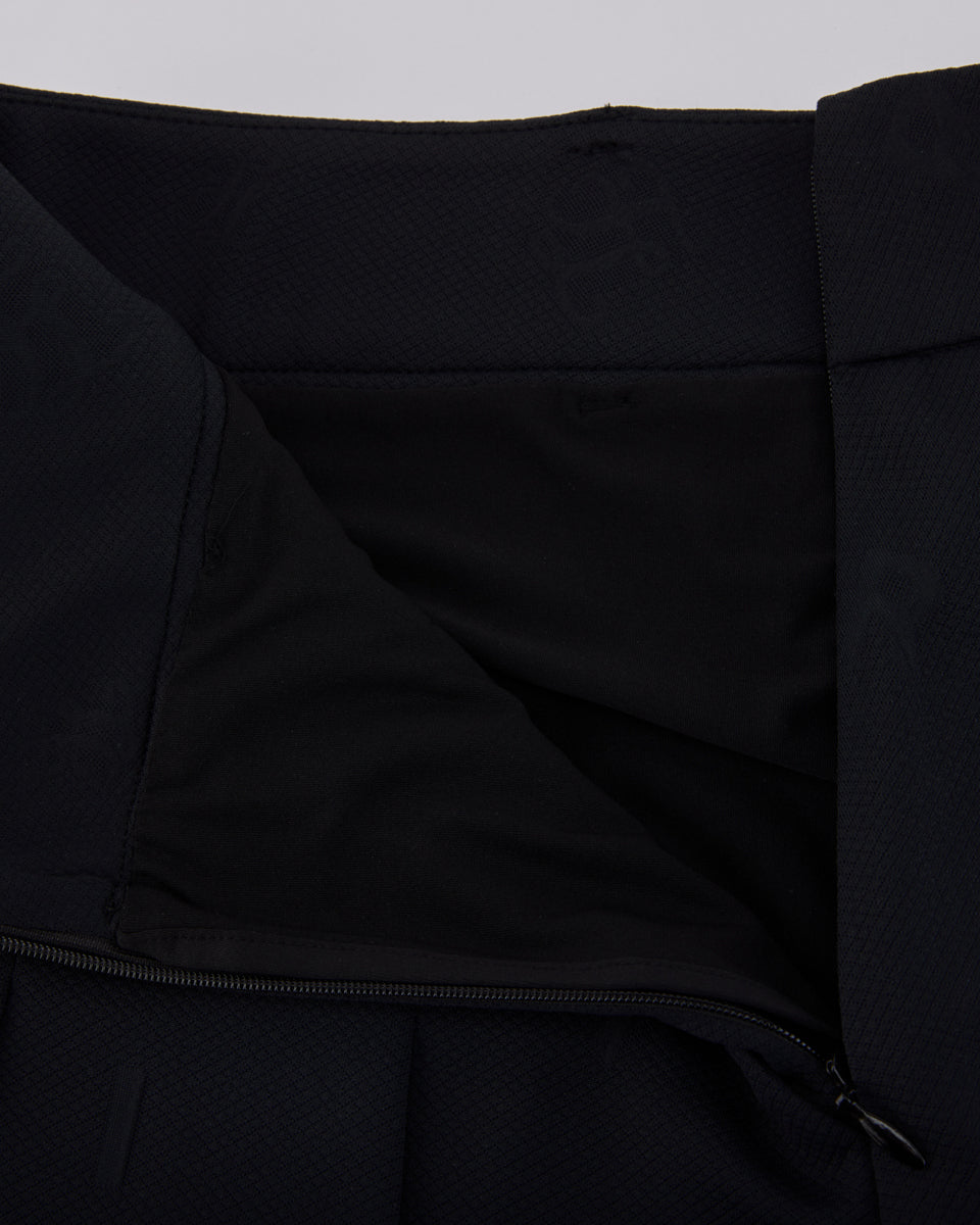 25SS レタリング ジャカード プリーツスカート