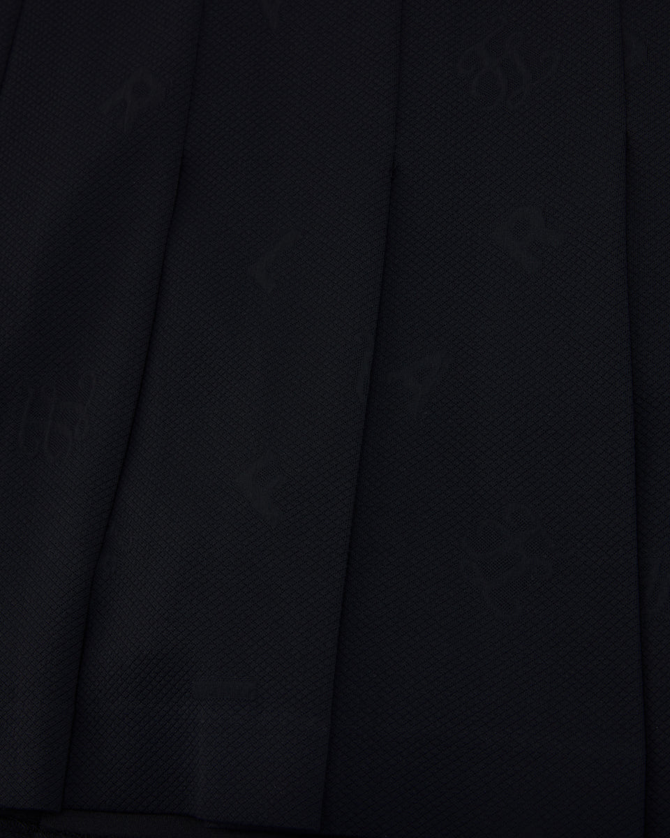 25SS レタリング ジャカード プリーツスカート