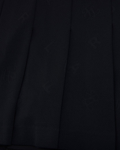 25SS レタリング ジャカード プリーツスカート