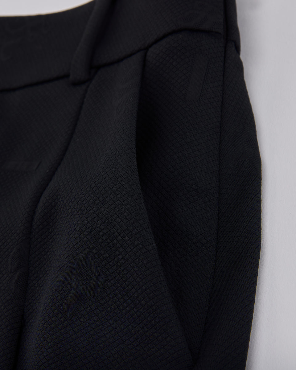 25SS レタリング ジャカード プリーツスカート