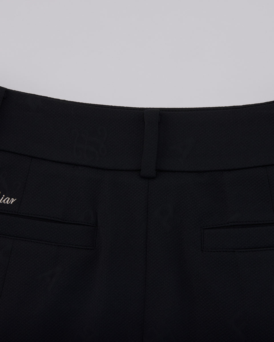 25SS レタリング ジャカード プリーツスカート