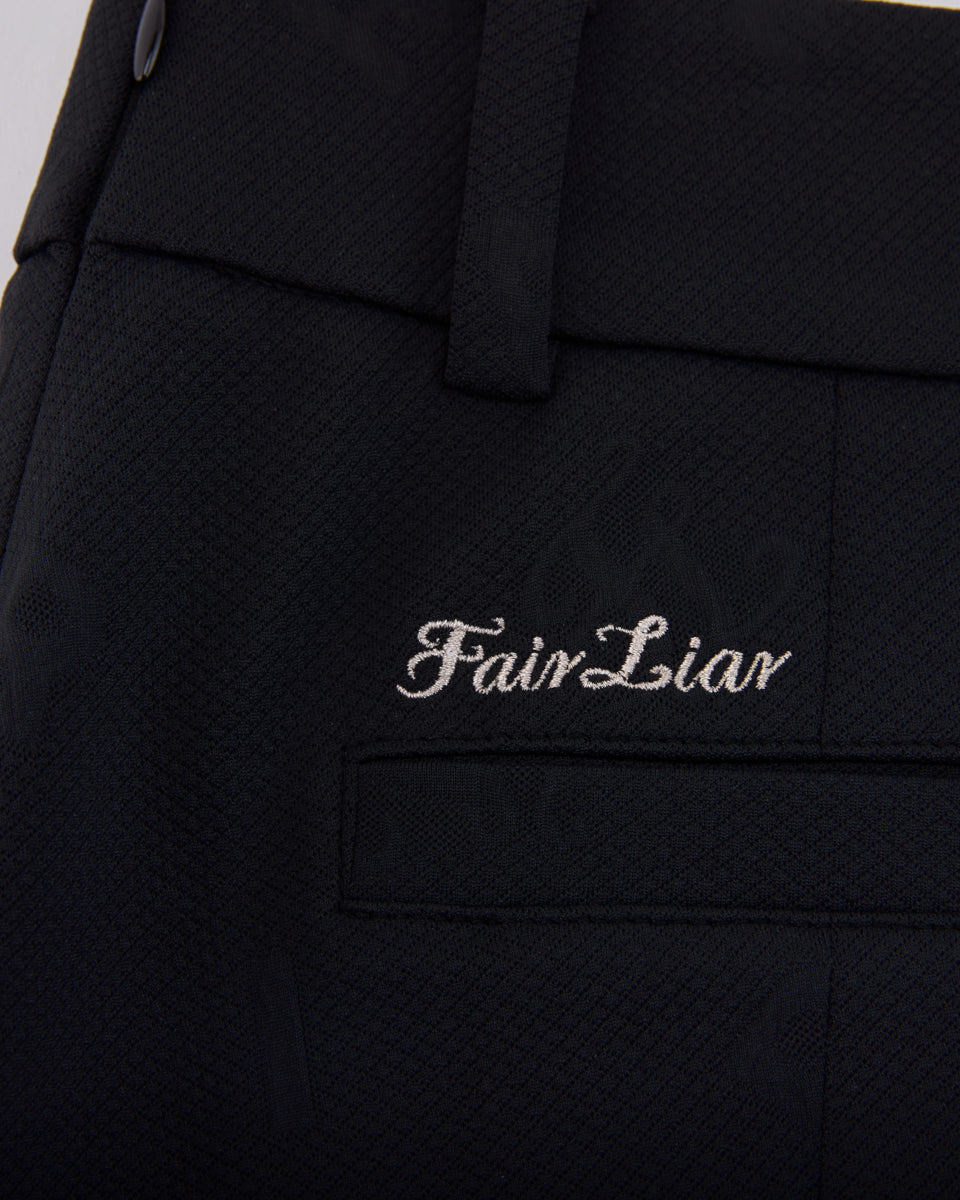 25SS レタリング ジャカード プリーツスカート