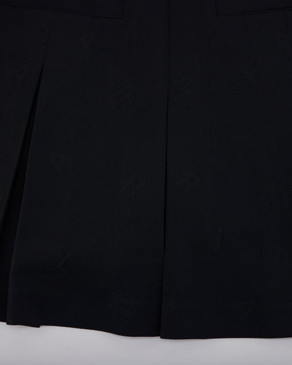 25SS レタリング ジャカード プリーツスカート