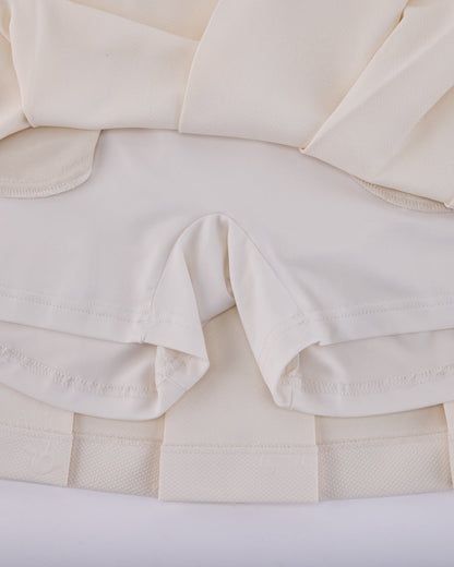 25SS レタリング ジャカード プリーツスカート