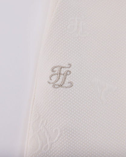 25SS レタリング ジャカード プリーツスカート