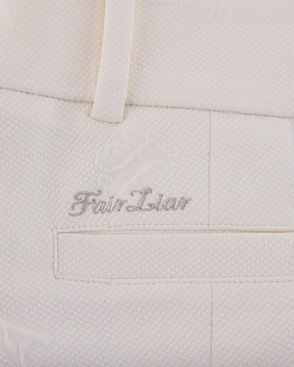 25SS レタリング ジャカード プリーツスカート