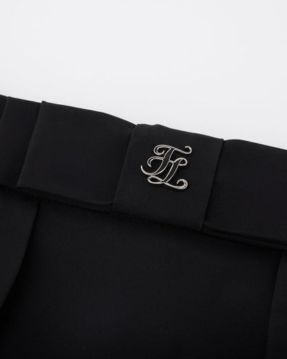 25SS ハイウエスト リボンフラップスカート