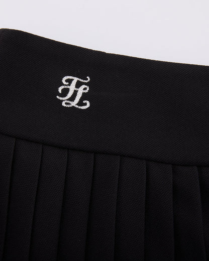 25SS ピケ プリーツスカート