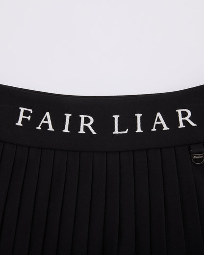 25SS ピケ プリーツスカート