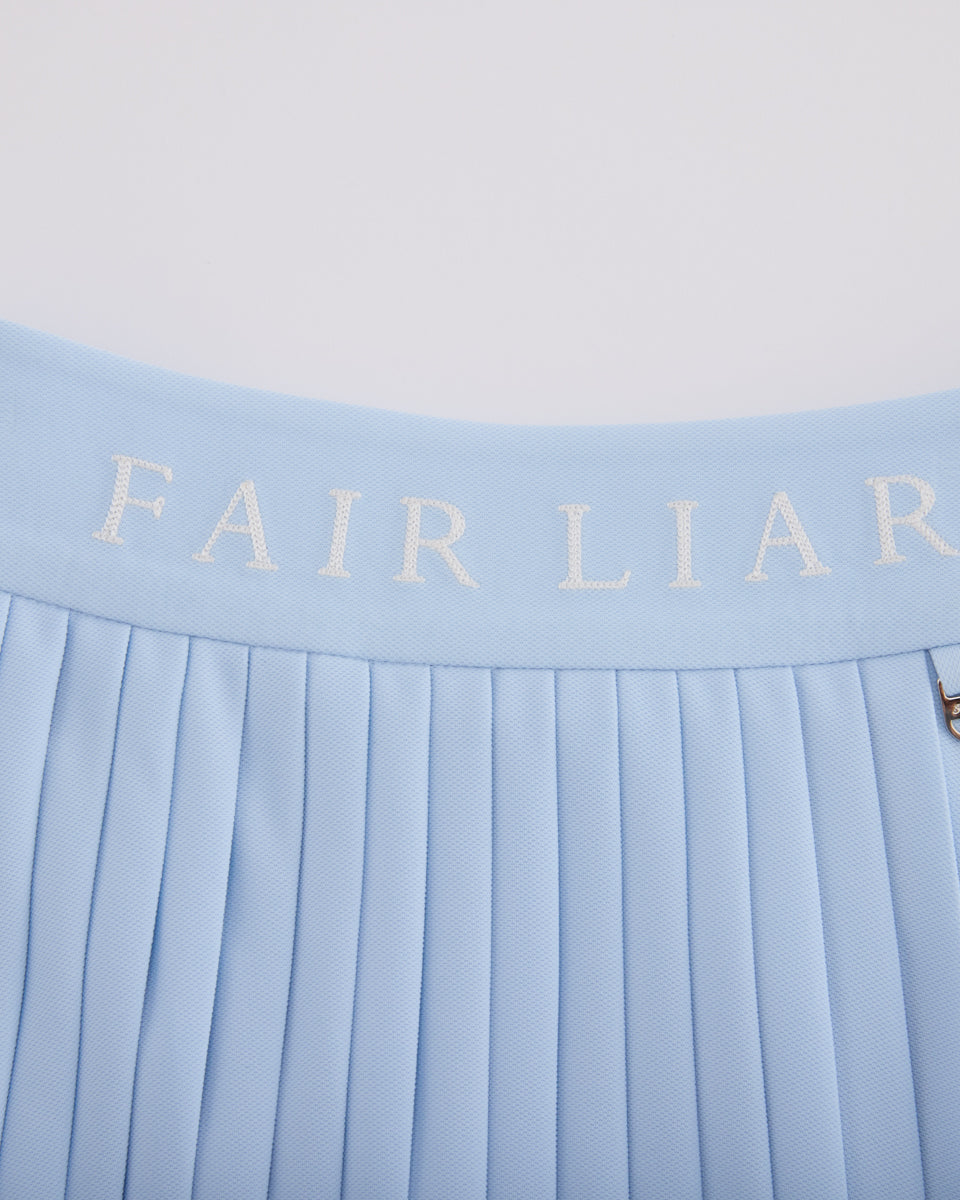 25SS ピケ プリーツスカート