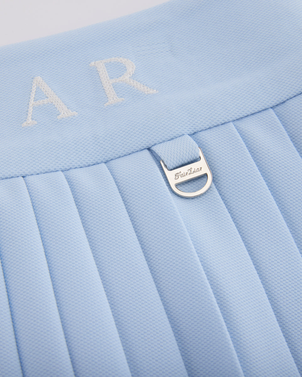 25SS ピケ プリーツスカート