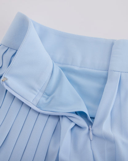 25SS ピケ プリーツスカート