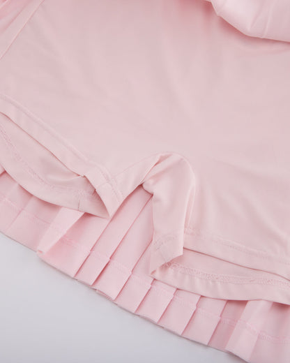 25SS ピケ プリーツスカート