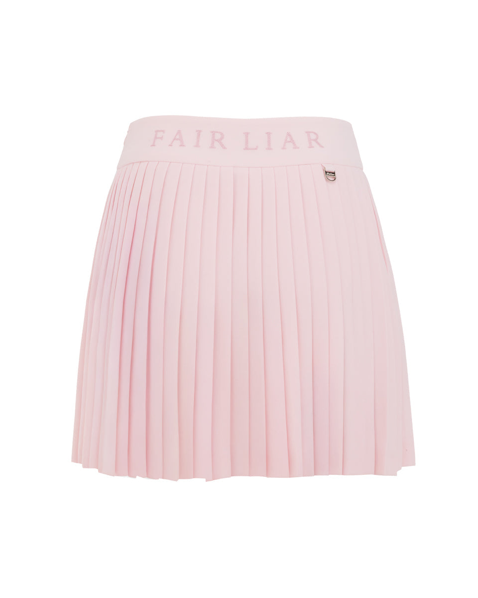 25SS ピケ プリーツスカート