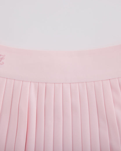 25SS ピケ プリーツスカート