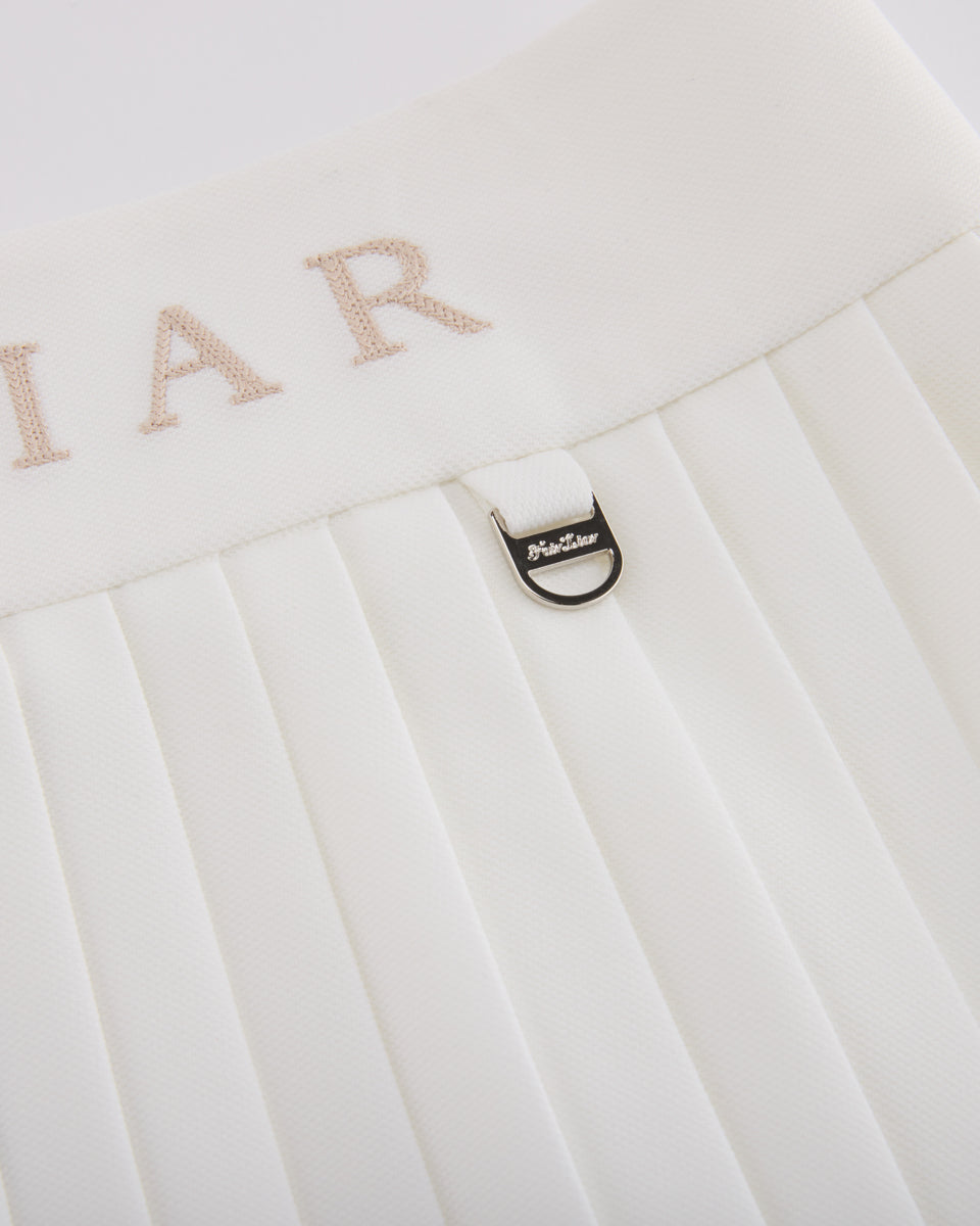 25SS ピケ プリーツスカート