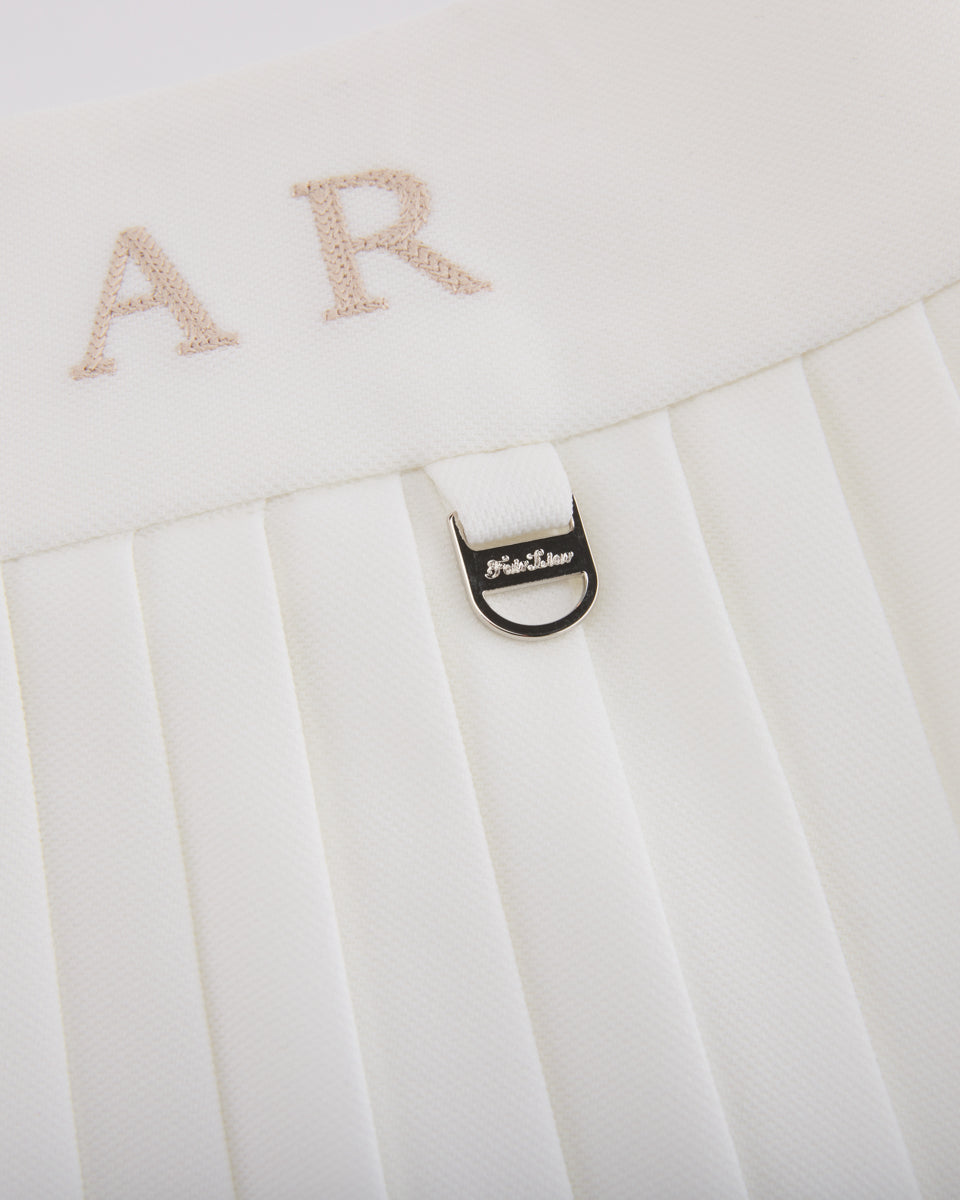 25SS ピケ プリーツスカート