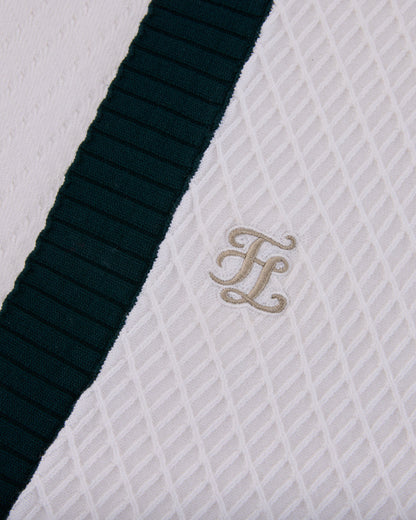 25SS バイカラーVネックベスト