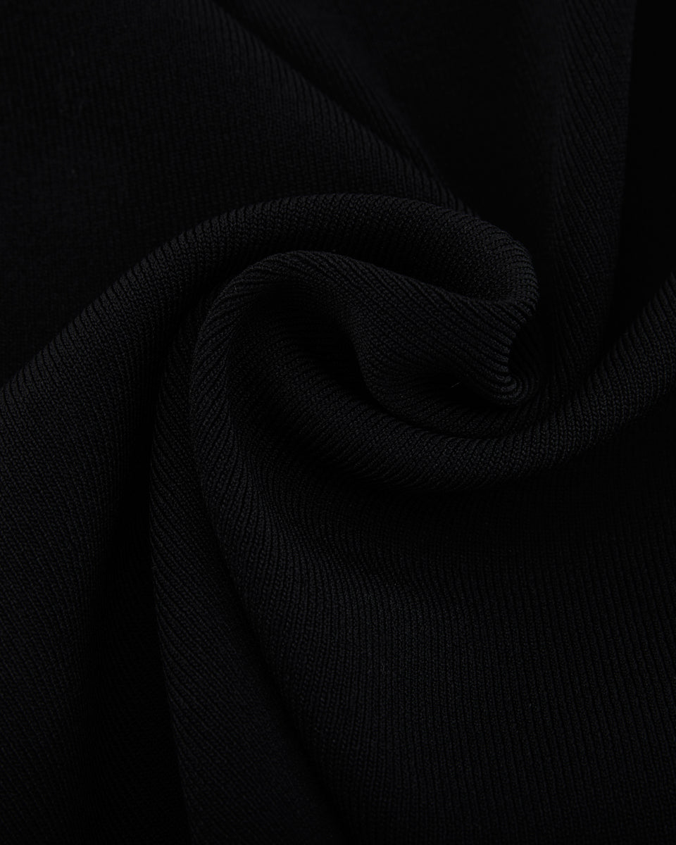 25SS レースリボンノースリーブニット