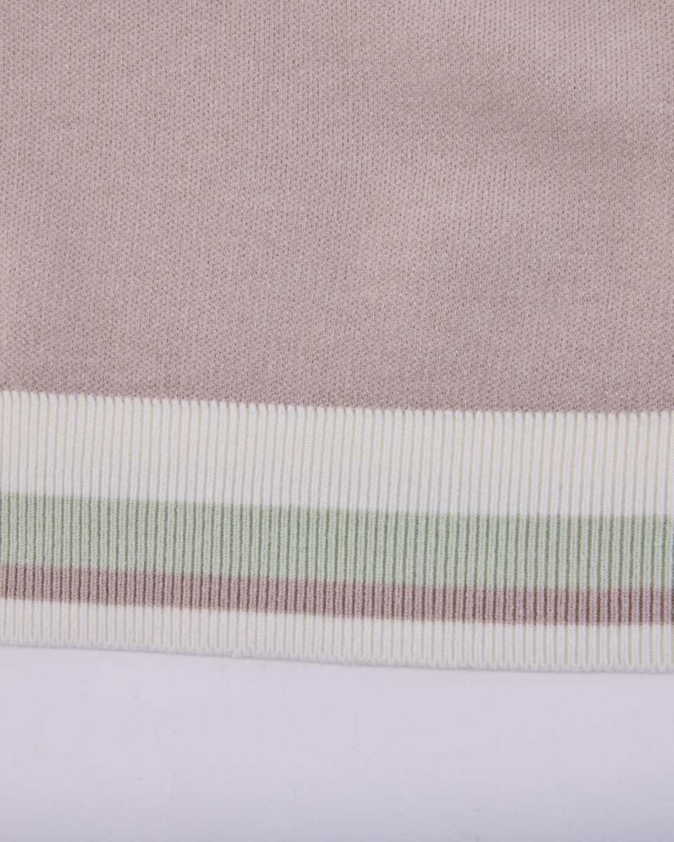 25SS バイカラークロップドニット