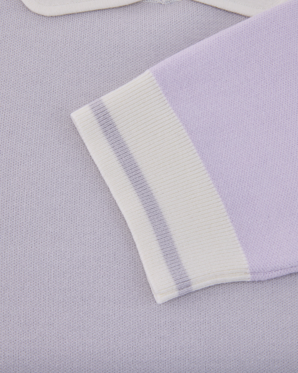 25SS バイカラークロップドニット