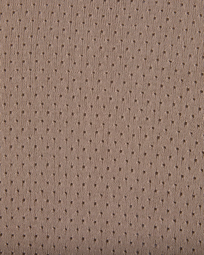 25SS 透かし編みラウンドネックニット