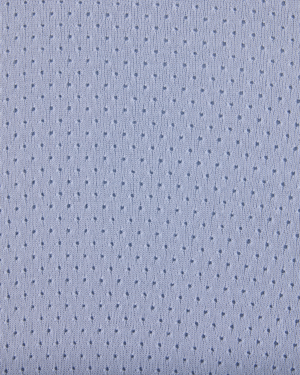 25SS 透かし編みラウンドネックニット