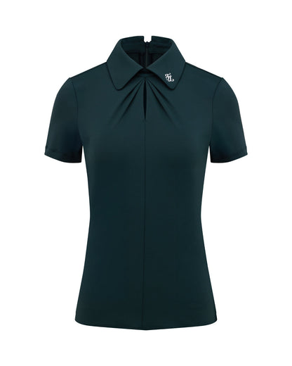 25SS フロントシャーリング半袖Tシャツ