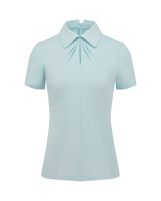 25SS フロントシャーリング半袖Tシャツ