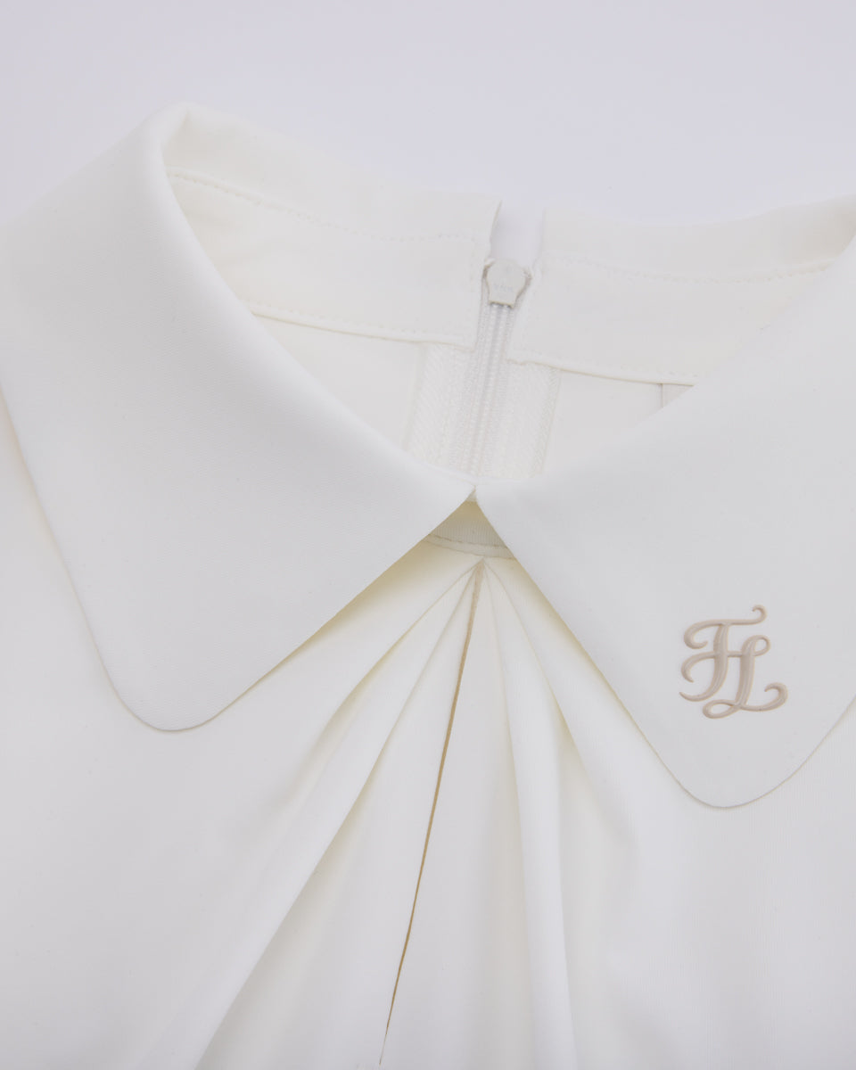 25SS フロントシャーリング半袖Tシャツ