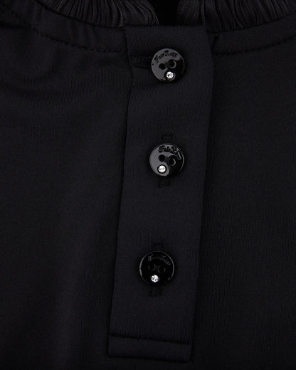 25SS シャーリングリボンハイネックTシャツ