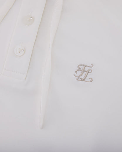 25SS シャーリングリボンハイネックTシャツ