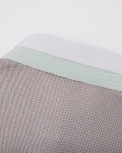 25SS バイカラーダブルカラーTシャツ