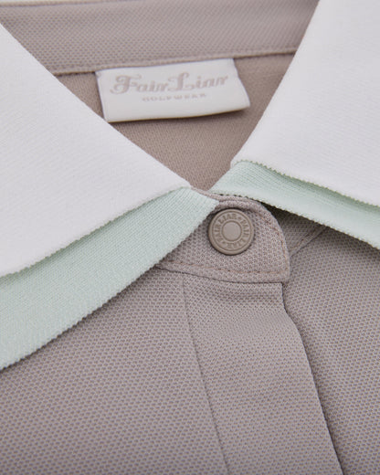 25SS バイカラーダブルカラーTシャツ