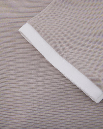 25SS バイカラーダブルカラーTシャツ