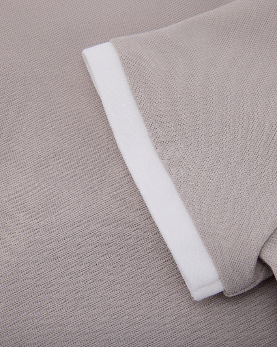 25SS バイカラーダブルカラーTシャツ