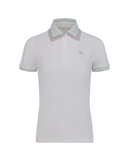 25SS バイカラーダブルカラーTシャツ